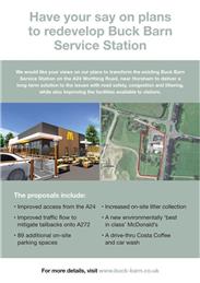 Have your say on plans to redevelop Buck Barn Service Station